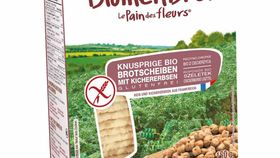 Blumenbrot mit Kichererbsen - ein leckeres Knäckebrot ohne Weizen