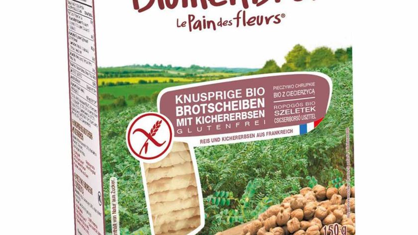 Blumenbrot mit Kichererbsen - ein leckeres Knäckebrot ohne Weizen