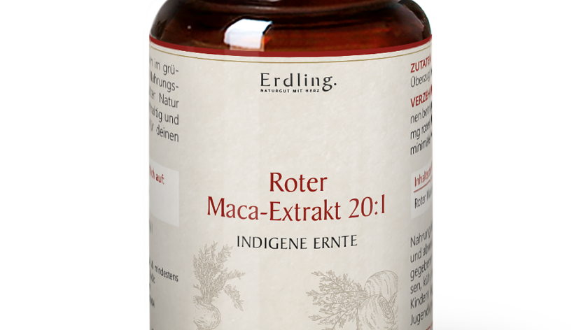 Rotes Maca-Extrakt 20:1 - 120 Kapseln