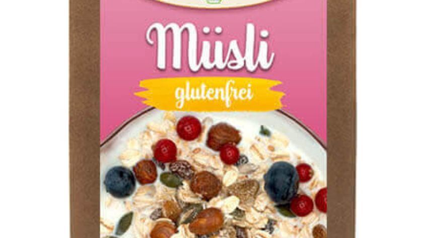 Saatengold® - Bio Müsli mit Rosinen - glutenfrei & vegan - 500g