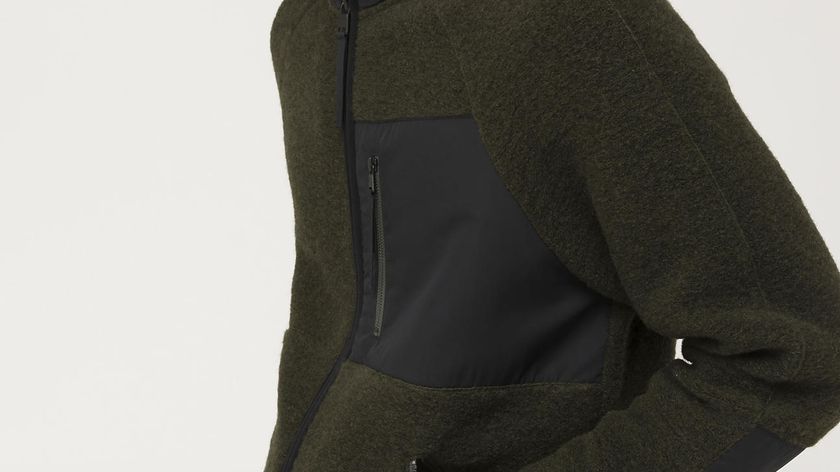 hessnatur Herren Walkjacke aus Bio-Merinowolle mit Bio-Baumwolle - grün - Größe 50