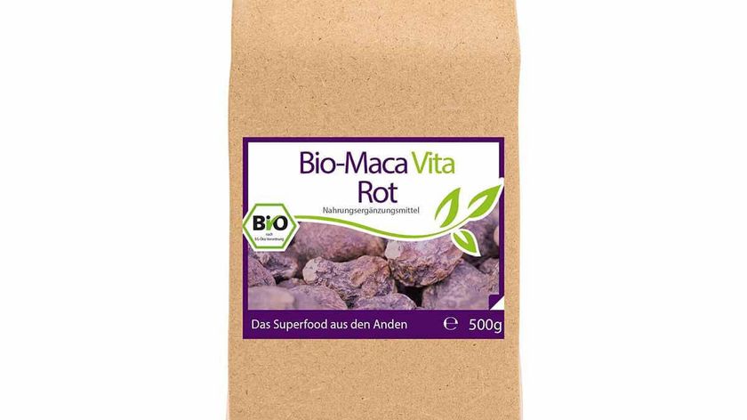 Bio-Maca Vita rot (3,5 Monatsvorrat) - 500 g Pulver im Vorratsbeutel