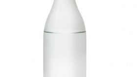 Glasflasche ohne Kupferspirale