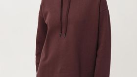 hessnatur Damen Hoodie aus Bio-Baumwolle - rot - Größe 34