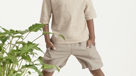 hessnatur Kinder Sommer-Sweatshirt aus Bio-Baumwolle mit Hanf und Schurwolle - natur - Größe 134/140