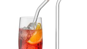 Glas Strohhalm aus Borosilikatglas - Für kalte & heiße Getränke