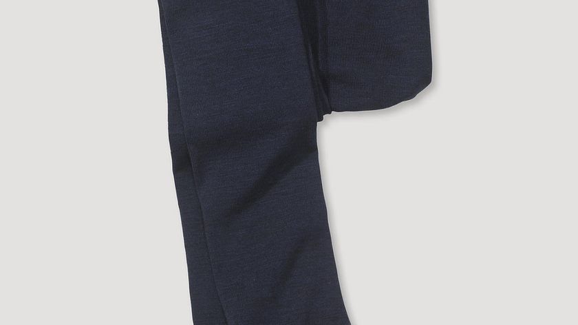 hessnatur Kinder  Strumpfhose aus Bio-Merinowolle mit Bio-Baumwolle - blau - Größe 98/104