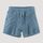 hessnatur Kinder Frottee Shorts aus Bio-Baumwolle - blau - Größe 146/152