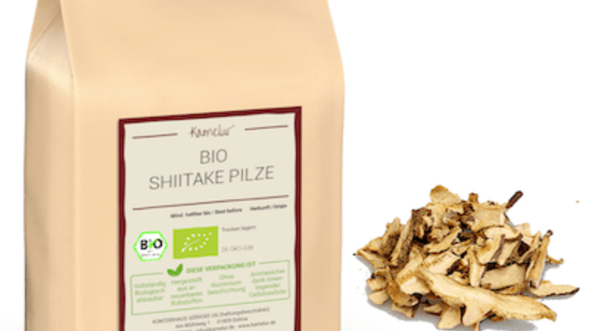 Bio Shiitake Pilze, getrocknet