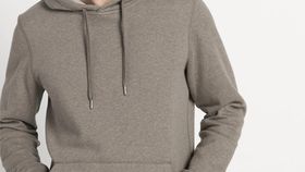 hessnatur Herren Hoodie aus Bio-Baumwolle - beige - Größe 52