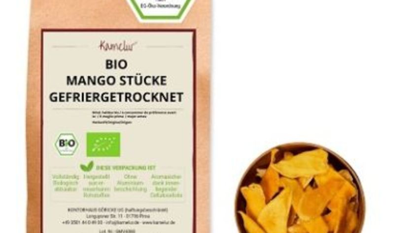 Bio Mango Stücke, gefriergetrocknet