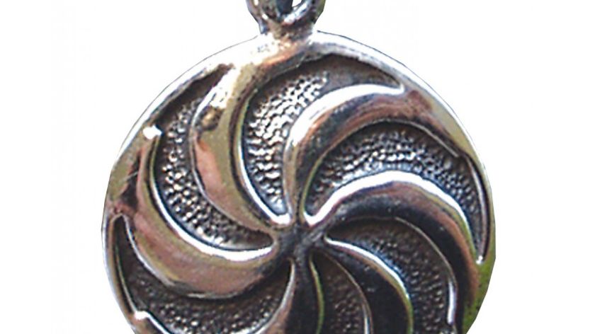 Anhänger "Spiralwirbel" 2,5cm Silber 925 2,7g