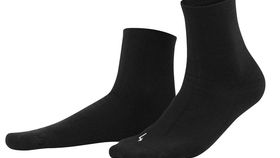 Living Crafts Sportsocken schwarz - vegane Baumwolle GOTS zertifiziert