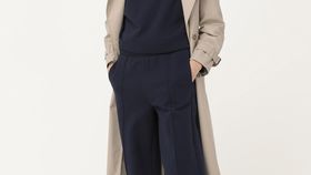 hessnatur Loungewear Sweathose aus Bio-Baumwolle - blau - Größe 46