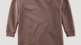 hessnatur Kinder Hoodie-Kleid aus Bio-Baumwolle - braun - Größe 98/104