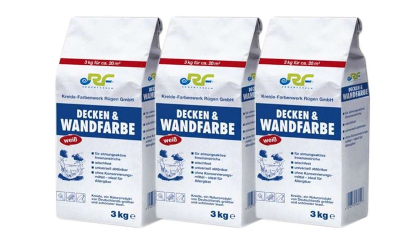 Rügener Kreidewandfarbe für die Wand - 9 kg Sparpack