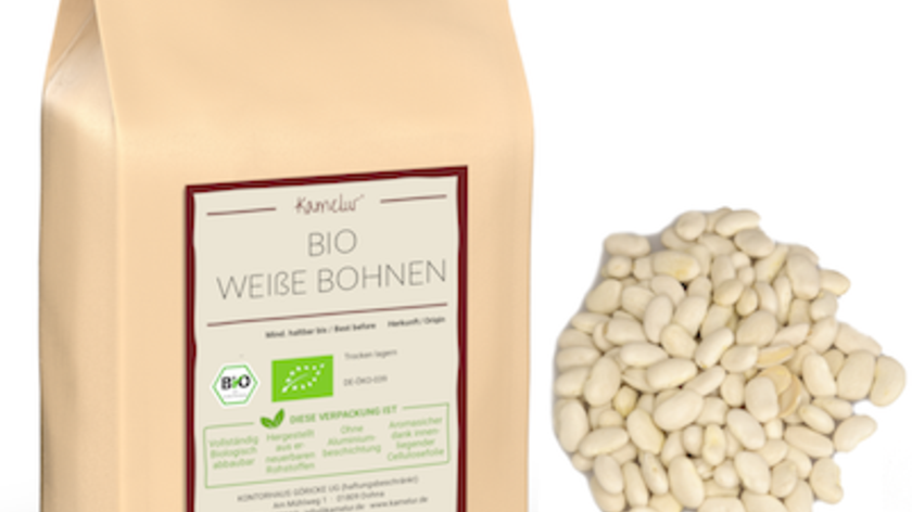 Bio Bohnen, weiß