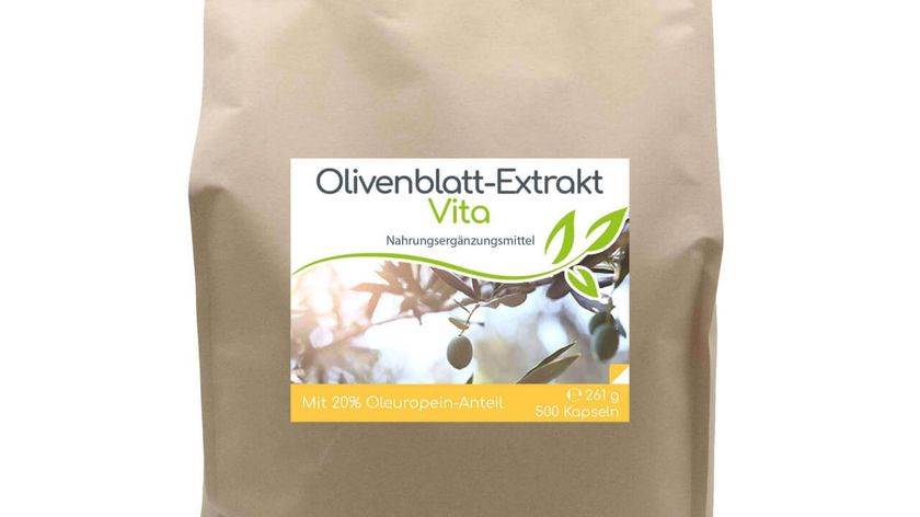 Olivenblatt-Extrakt Vita mit 20% Oleuropein-Anteil | 500 Kapseln Vorratsbeutel