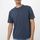 hessnatur Herren T-Shirt Relaxed aus Bio-Baumwolle - blau - Größe XS