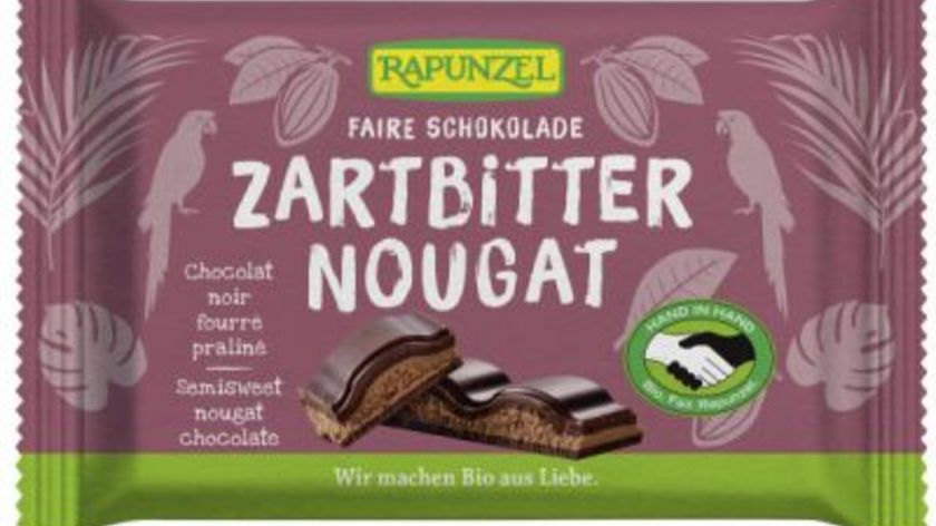 Zartbitter Schokolade Nougat, 100g