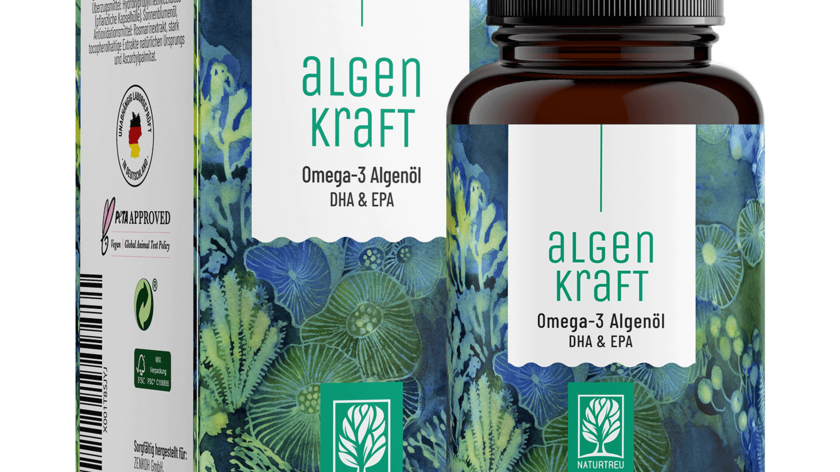 Algenkraft - Omega 3 Algenöl Kapseln - 1 Dose ALGENKRAFT KAPSELN (die meisten Kunden kaufen 2 Dosen)