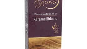 Ayluna karamellblond: Pflanzenhaarfarbe blond ohne Phenylendiamin