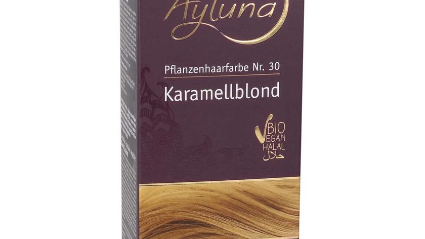 Ayluna karamellblond: Pflanzenhaarfarbe blond ohne Phenylendiamin