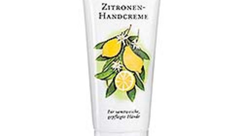 Zitronen-Handcreme