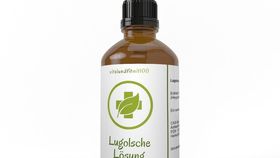 Lugolsche Jodlösung Original (Jod / Iodine) 2 % 100 ml Pharmaqualität Braunglas Pipette