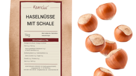 Haselnüsse mit Schale