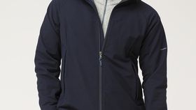 hessnatur Softshell-Jacke mit Eco-Finish - blau - Größe 56