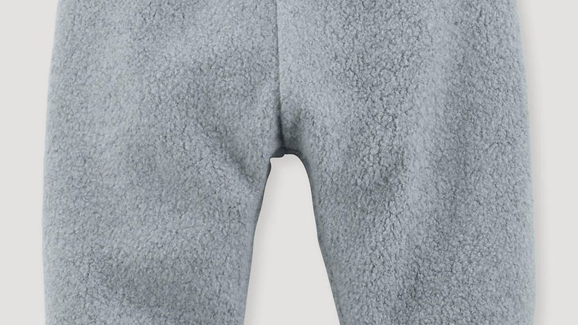 hessnatur Baby Fleece-Hose BetterRecycling aus Bio-Baumwolle - blau - Größe 62/68