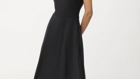 hessnatur Damen Jersey-Kleid aus Bio-Baumwolle - schwarz - Größe 34